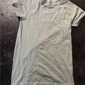 Lululemon Swiftly Light Gray Short Sleeve Shirt